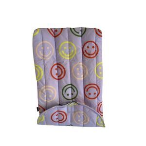 Baggu 16” Puffy Laptop Tablet Happy Face Sleeve Case